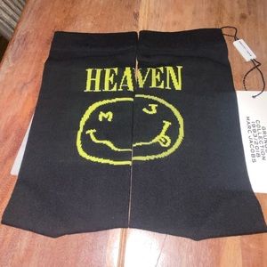 Marc Jacobs Black Redux Grunge Collection 1993/2018 HEAVEN Smiley Socks